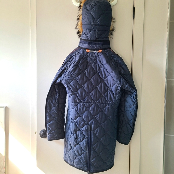 Quilted Parajumpers 3/4 length coat - Picture 5 of 11